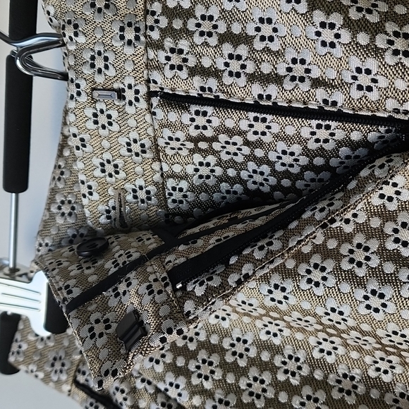 BNWT Maje Pane Metallic Floral Jacquard Trousers - Picture 5 of 11